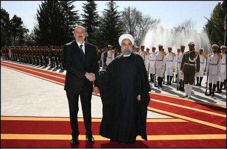 استقبال رسمي روحاني از رييس جمهور آذربايجان