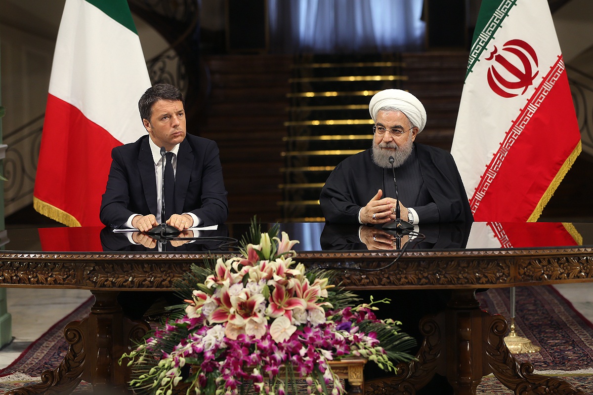 روحاني و نخست وزير ايتاليا