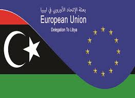 پرچم هیات نمایندگی اتحادیه اروپا در لیبی