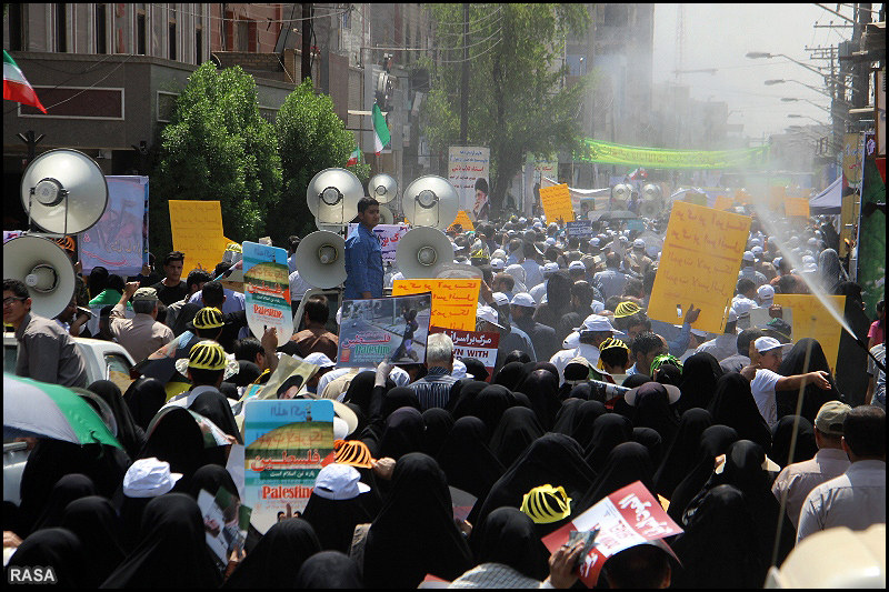 راهپیمایی روز قدس در اهواز