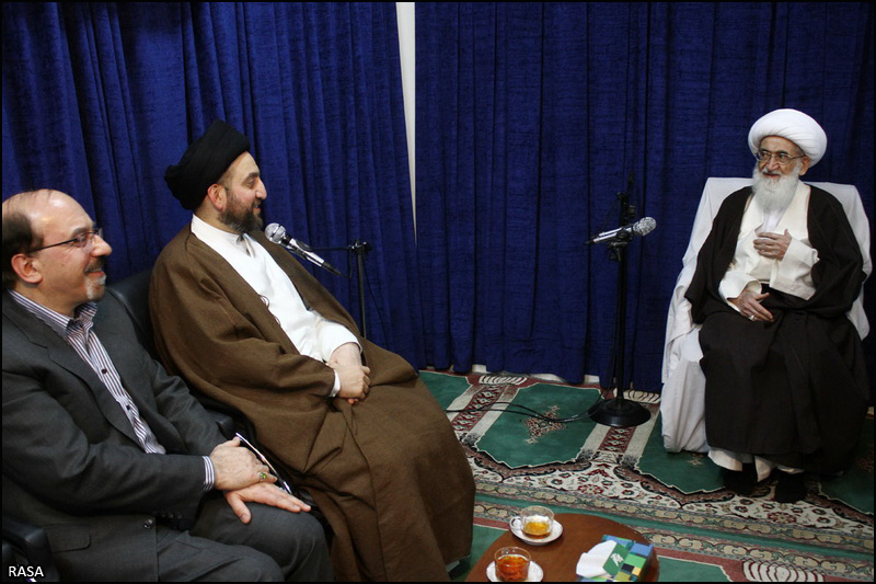 Ayatollah Nouri-Hamadani meets Sayyid Ammar al-Hakim