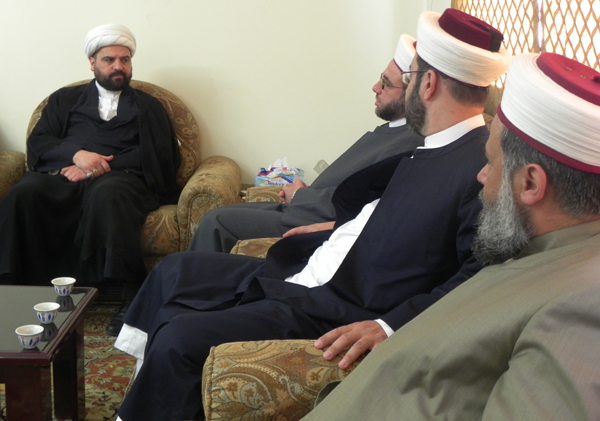 شیخ ماهر عبدالرزاق و شیخ احمد قبلان