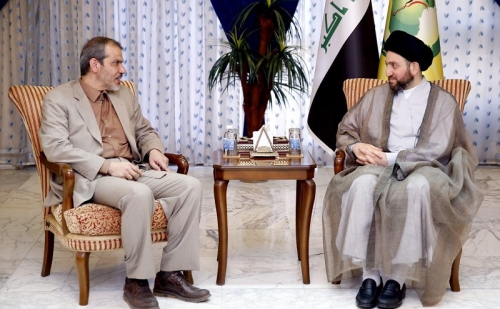 دیدار حکیم با سفیر ایران در عراق
