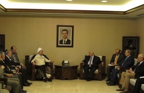 Ayatollah Araki and Walid al-Mu