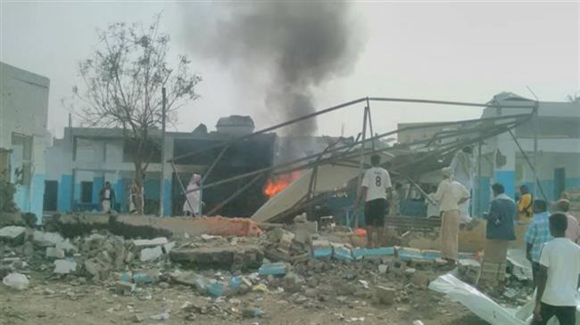 Yemeni hospital targeted by Saudis