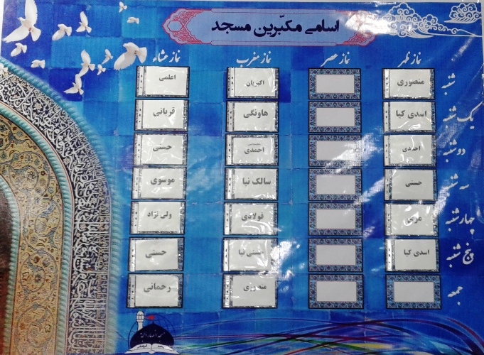 لیست مکبران