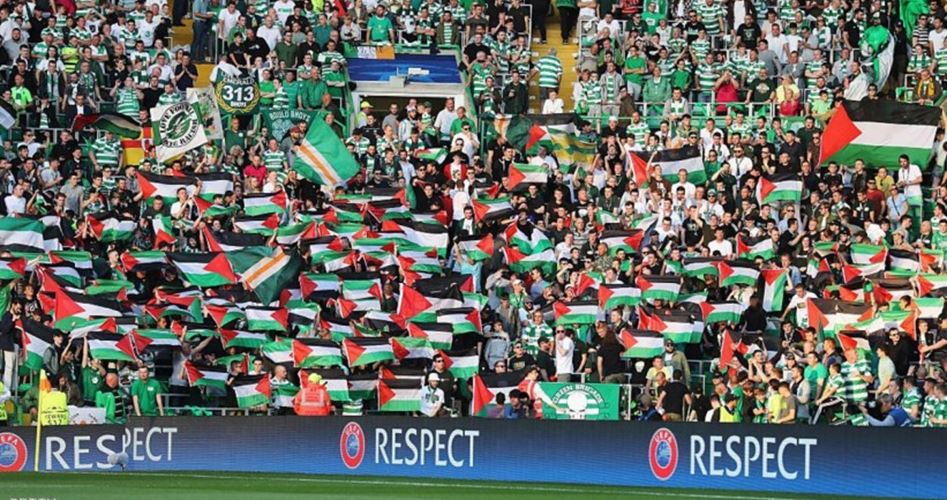 حمایت باشگاه سلتیک اسکاتلند از فلسطین