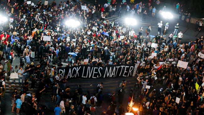 Black lives matter protest