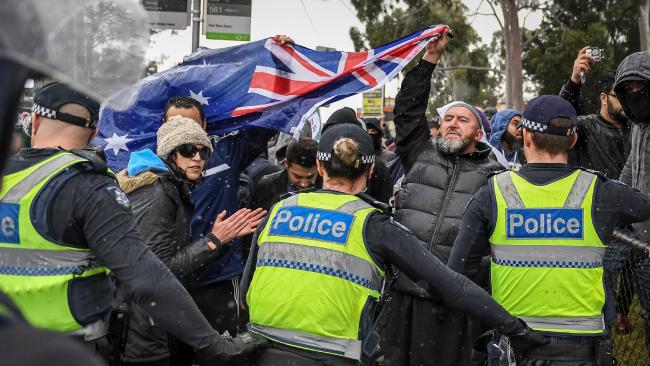 Anti Islam Protest in Australia