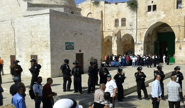 Israeli settlers forced their way into al-Aqsa Mosque compound in Jerusalem.