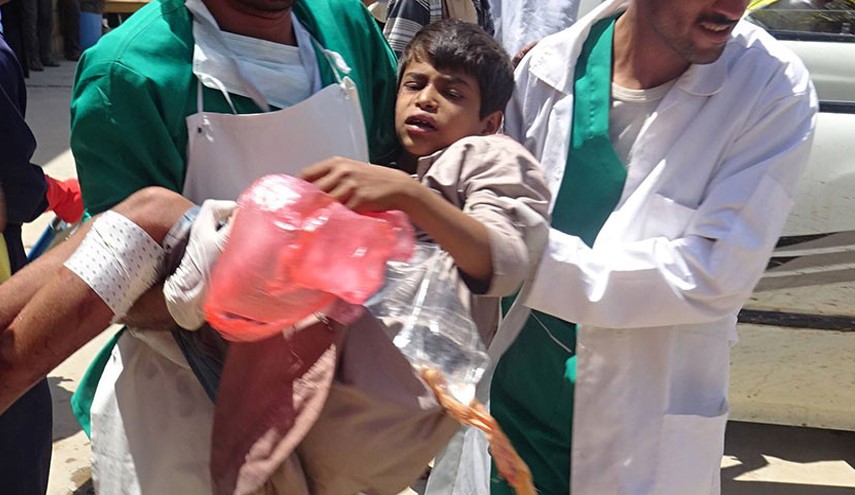 کشتار مردم  یمن به دست عربستان سعودی