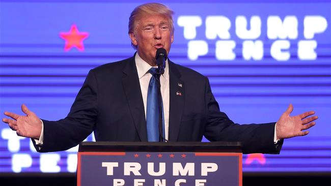 Republican presidential candidate Donald Trump speaks during a rally at the James L. Knight Center on September 16, 2016 in Miami, Florida. (AFP photo)
