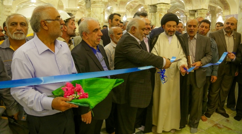 افتتاح بخش دوم رواق‎های صحن حضرت فاطمه در عید غدیر خم