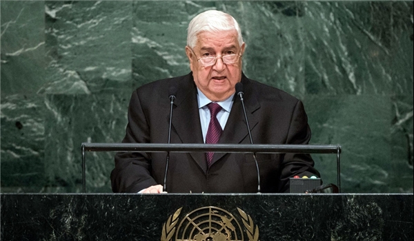 Syrian Foreign Minister Walid al-Muallem