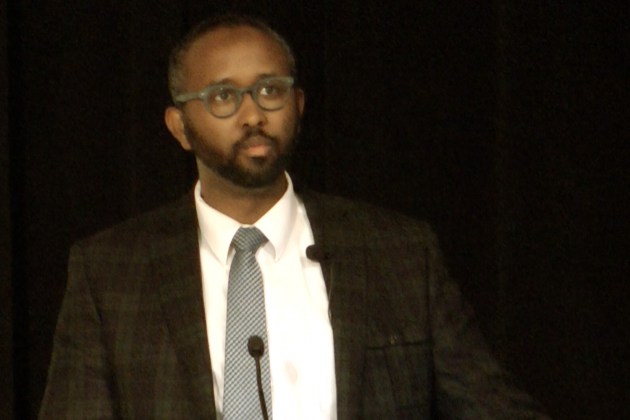Jaylani Hussein Speaking at Sociology conference at St. Cloud State. Rebecca David, WJON
Read More: Jaylani Hussein Speaks at Sociology Conference on the issue of Islamophobia | http://wjon.com/jaylani-hussein-speaks-at-sociology-conference-on-the-issue-of-islamophobia/?trackback=tsmclip