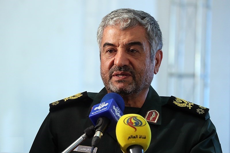 Major General Mohammad Ali Jafari The commander of the Islamic Revolution Guards Corps (IRGC)