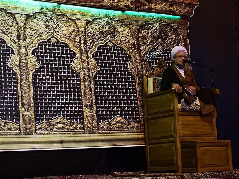 حجت الاسلام کمالی در مسجد ولیعصر کرمان