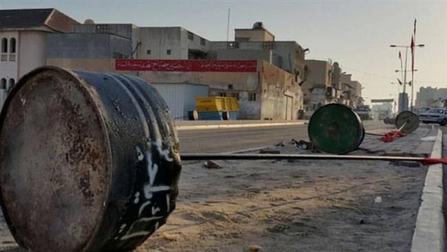 A picture taken on October 8, 2016 shows the aftermath of an attack by Bahraini regime forces targeting Shia Muslims’ mourning events in an unknown location in Bahrain.