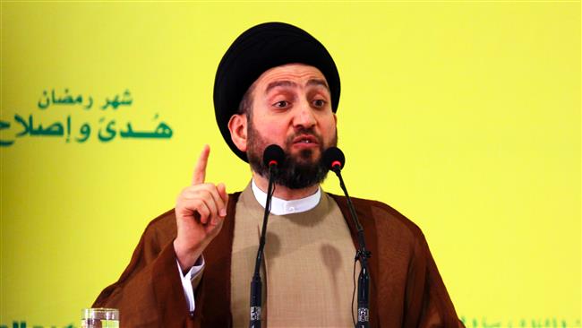 Chairman of the Islamic Supreme Council of Iraq (ISCI) Ammar Hakim (Photo by AFP)