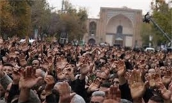 عزاداری مردم قزوین در روز تاسوعا