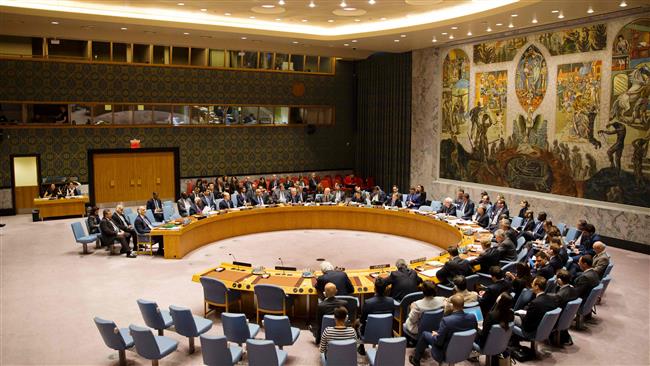 The United Nations Security Council in session (Photo by AFP)