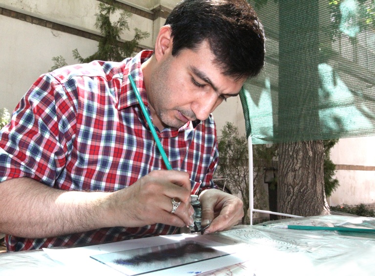 سعید رضاخان، هنرمند نقاش