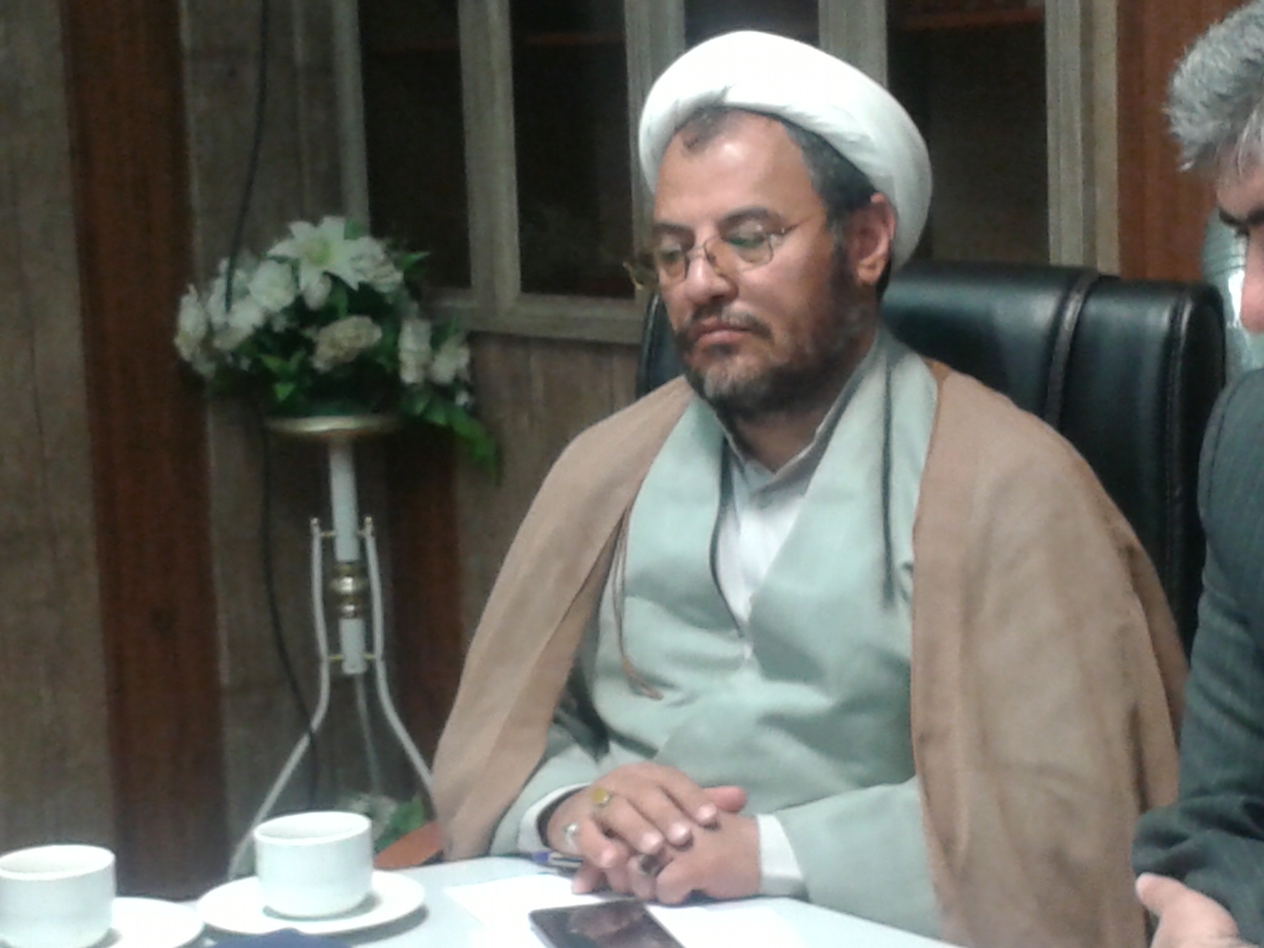 حجت الاسلام علی مدد زارع، اما جمعه بوانات