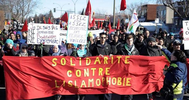 Protest against Islamophobia