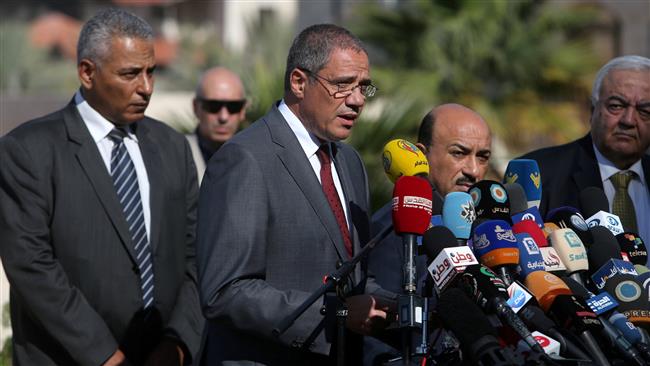 Ralph Tarraf, the head of the EU delegation to the West Bank and Gaza Strip, speaks during a news conference in the presence of international diplomats, in Gaza, November 8, 2016. (Photo by Reuters)