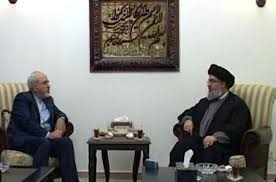 سید حسن نصر اللہ و محمد جواد ظریف