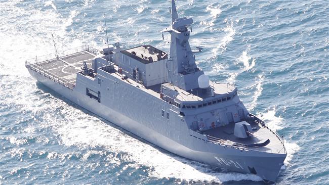 an Avante 2200 corvette patrol vessel.
