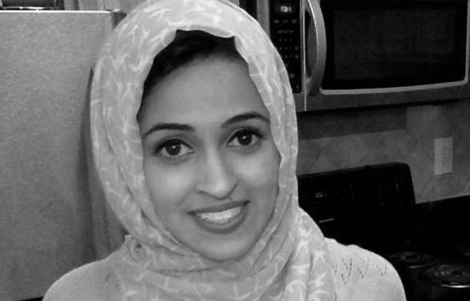 Muslim high school teacher