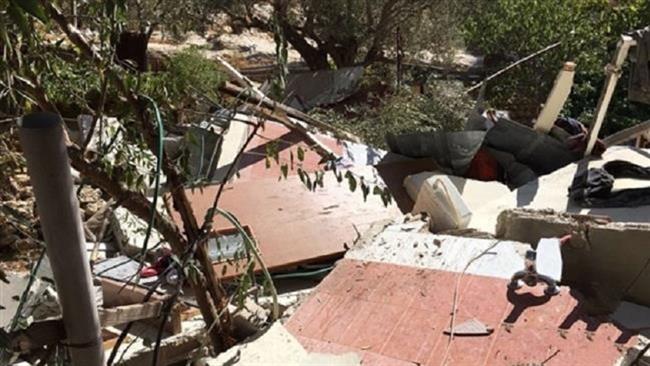 This photo shows debris from Palestinian houses destroyed by Israeli forces in the town of Beit Jala, August 16, 2016.