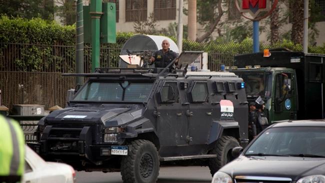 An Egyptian policeman