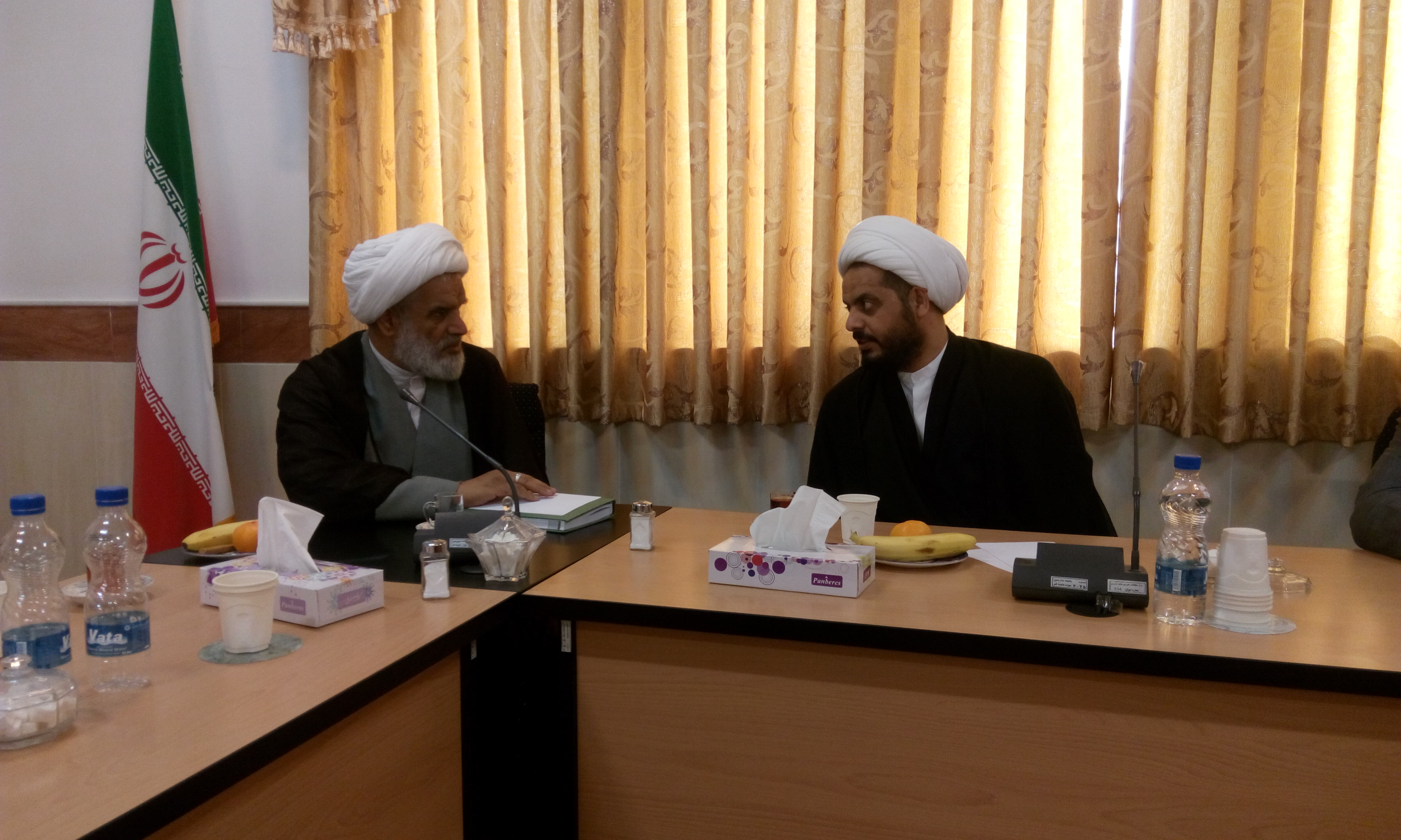 Hujjat al-Islam Qays al-Khaz’ali and Ayatollah Abbas Ka’bi