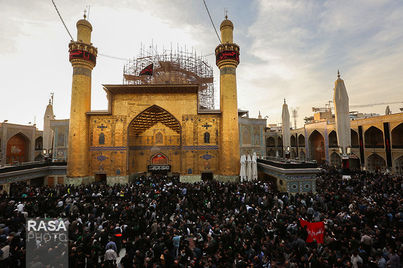 اربعین کے موقع پر  نجف اشرف کا منظر / عراق 