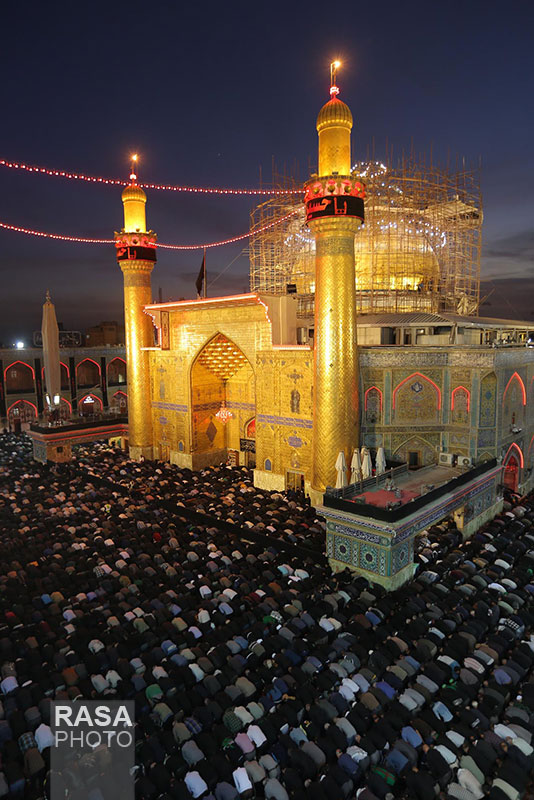 اربعین حسینی کے موقع پر روضہ امام علی علیہ السلام
