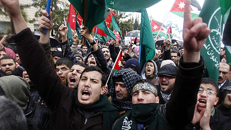 فلسطینی مظاھرین