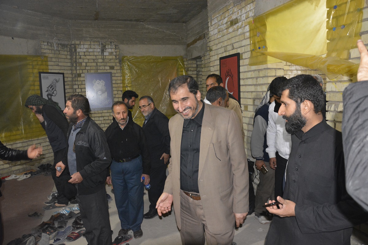 ساداتی در بازدید مواکب مازندران