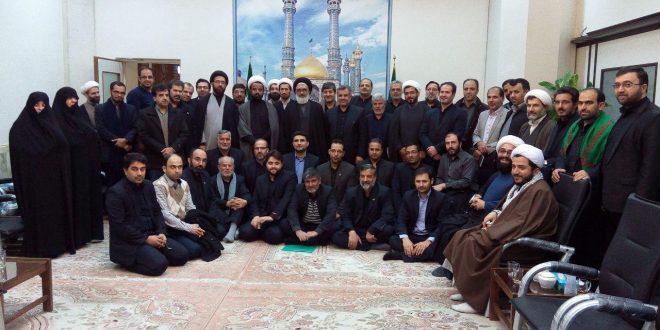 دیدار مدیران موکب آستان مقدس حضرت معصومه با آیت الله سعیدی