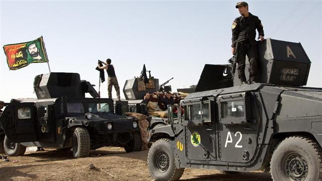 Iraqi special forces prepare to move out from a camp near Khazer, Iraq, on October 14, 2016 as they are advancing to retake Mosul from Takfiri Daesh terrorists