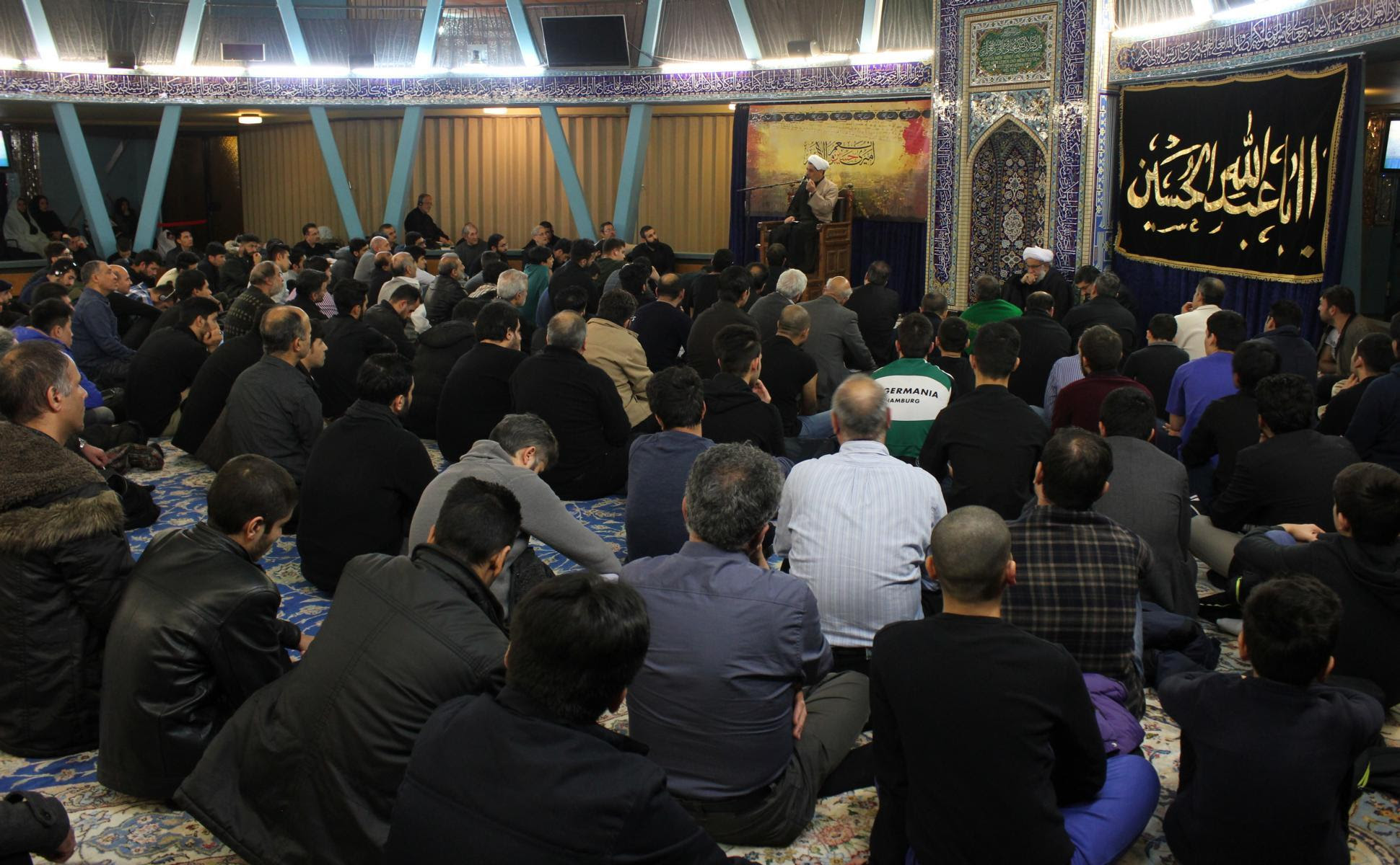 مراسم عزاداری دهه آخر ماه صفر در مرکز اسلامی هامبورگ