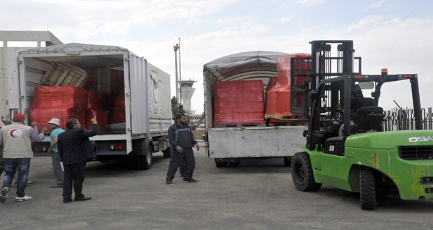 Iranian Red Crescent sends humanitarian aids to Syria