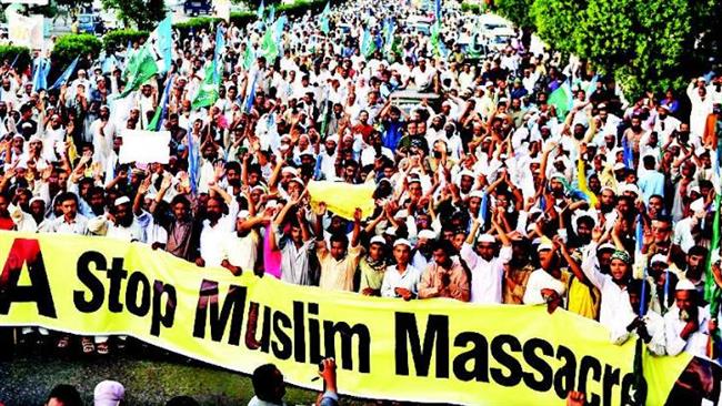 Hundreds hold rallies across Pakistan in support of Rohingya Muslims