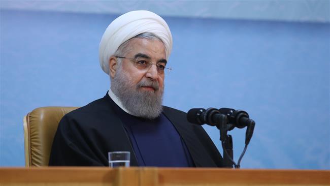 Iranian President Hassan Rouhani speaks at the 30th International Islamic Unity Conference in Tehran, Iran, on December 15, 2016.
