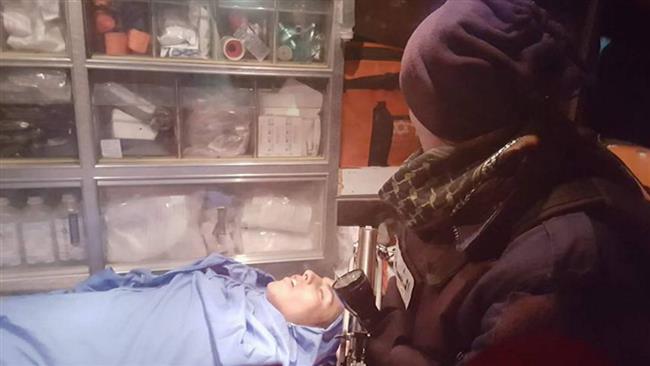 The photo shows the dead body of Palestinian teen Ahmed Hazem Rimawi lying on a hospital bed in the West Bank city of Ramallah on December 18, 2016.