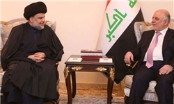 مقتدا صدر و حیدر العبادی