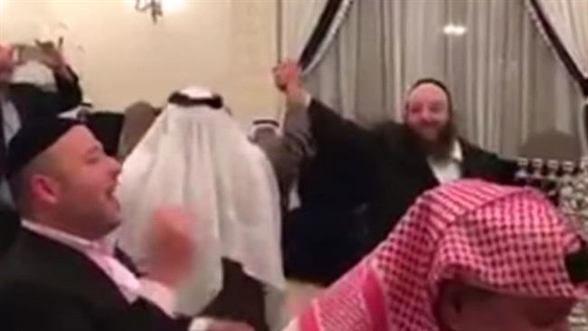 The still shows participants at an Israeli celebration in Bahrain on December 24, 2016.
