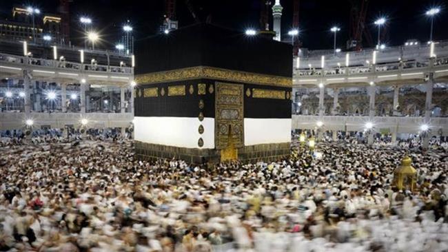 Muslim pilgrims circle counterclockwise Islam