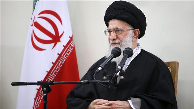 Ayatollah Khamenei speaks in a meeting with a group of top Iranian students in Tehran on January 2, 2017